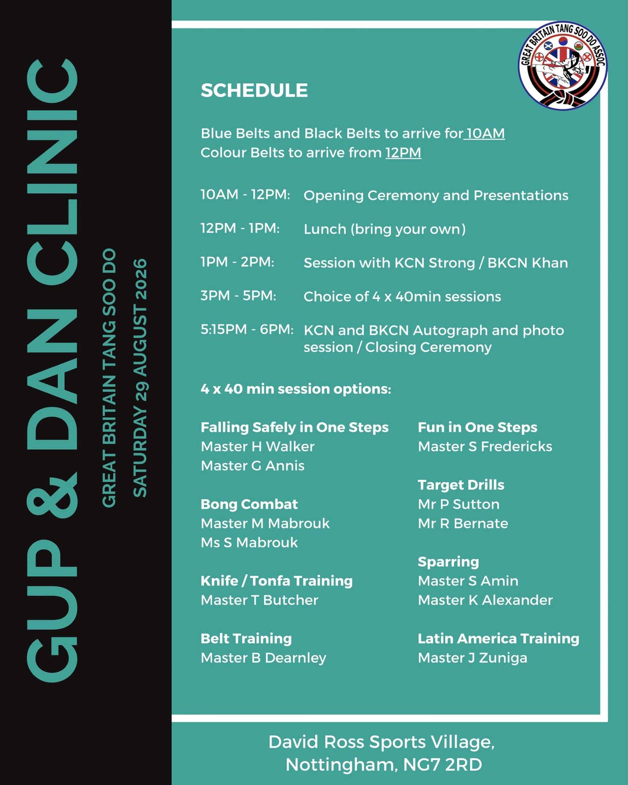 European Dan and Gup Clinic – 29th August 2026